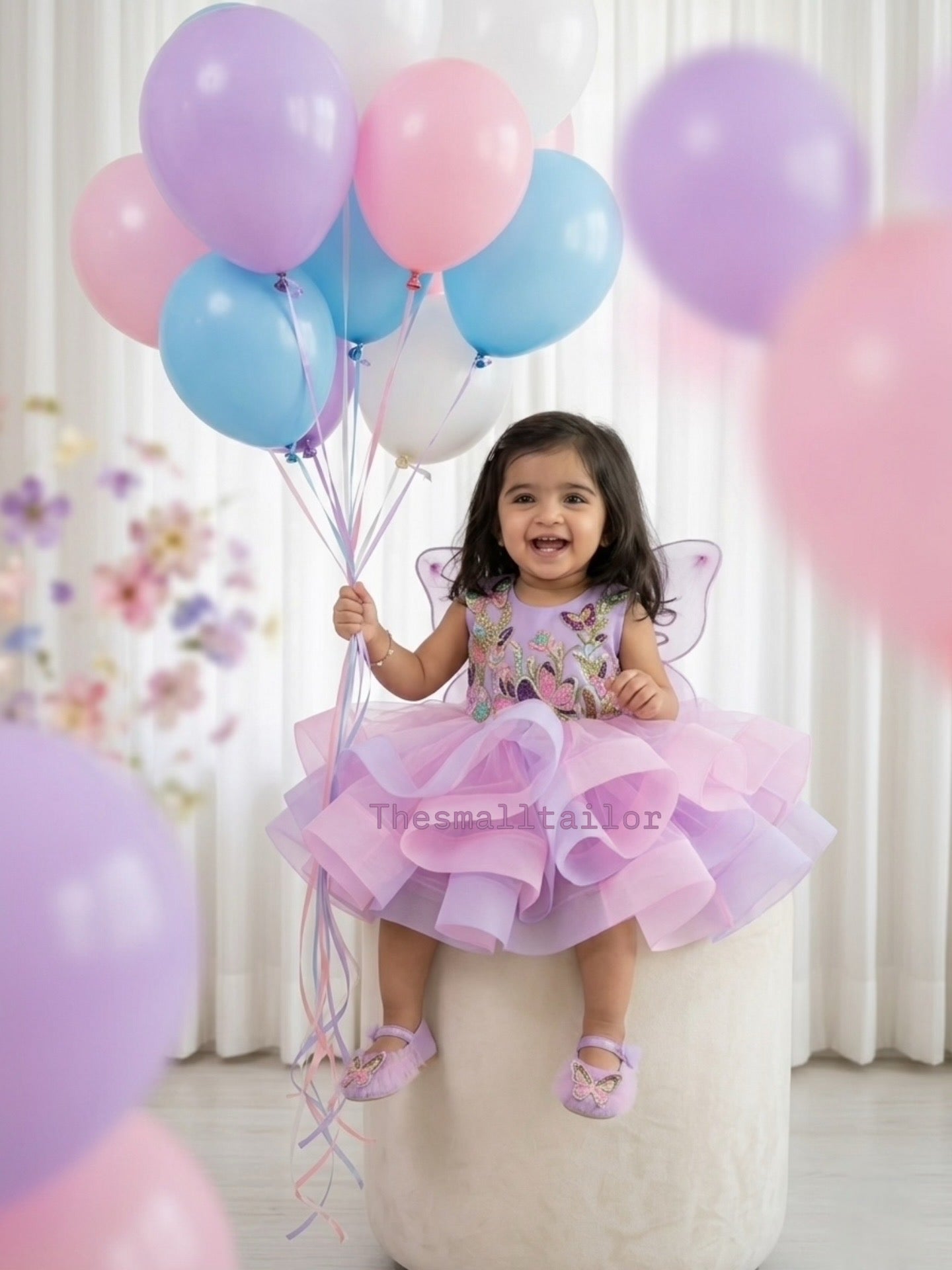 Lavender Butterfly Dress