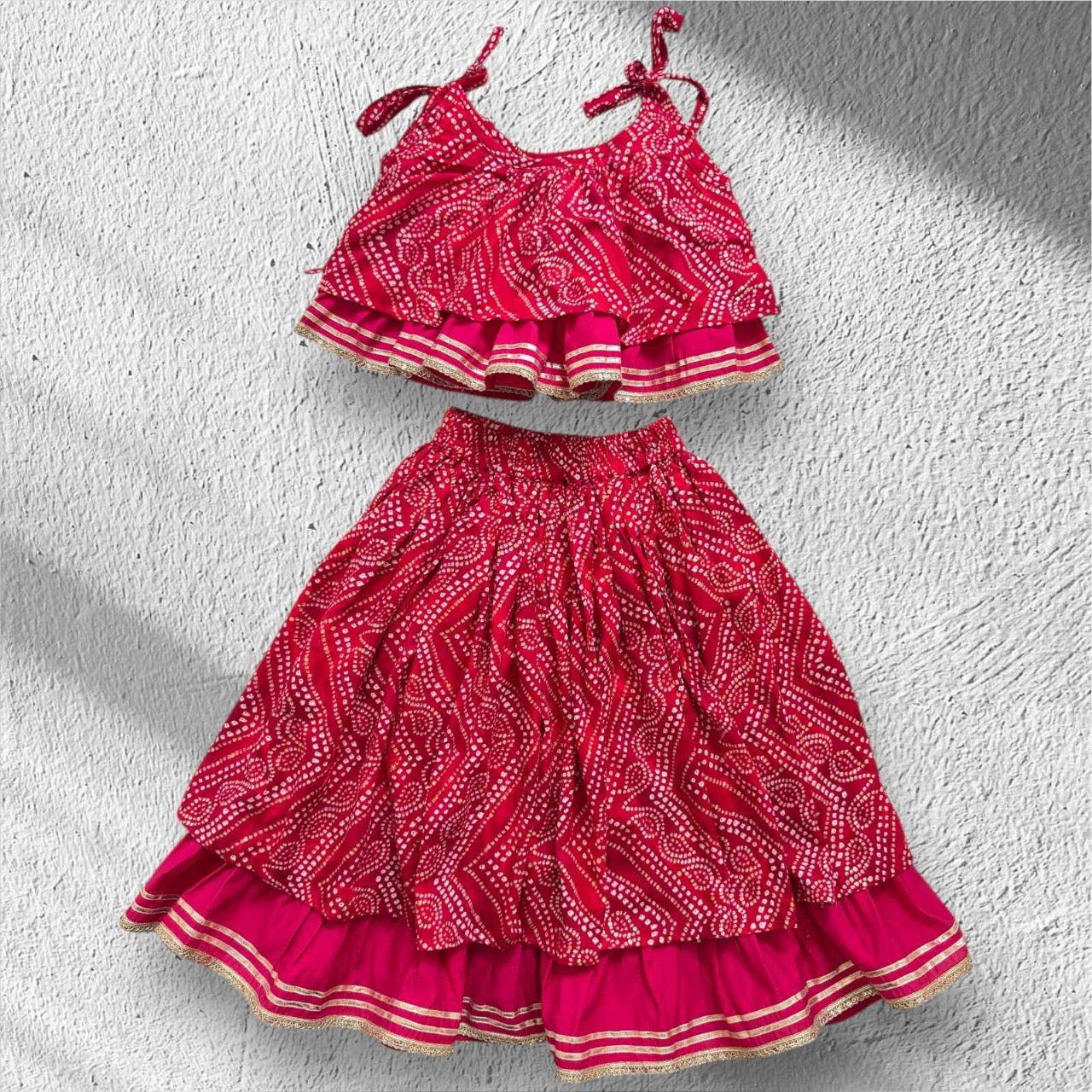 Bandhani Lenhenga Set
