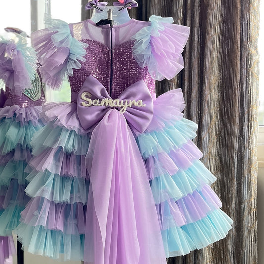 Mermaid sequence dress