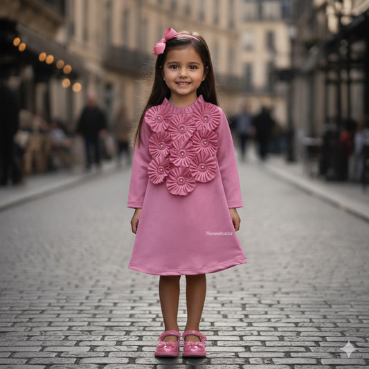 Pink 3D dress