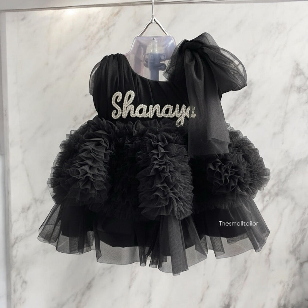 Black Name dress