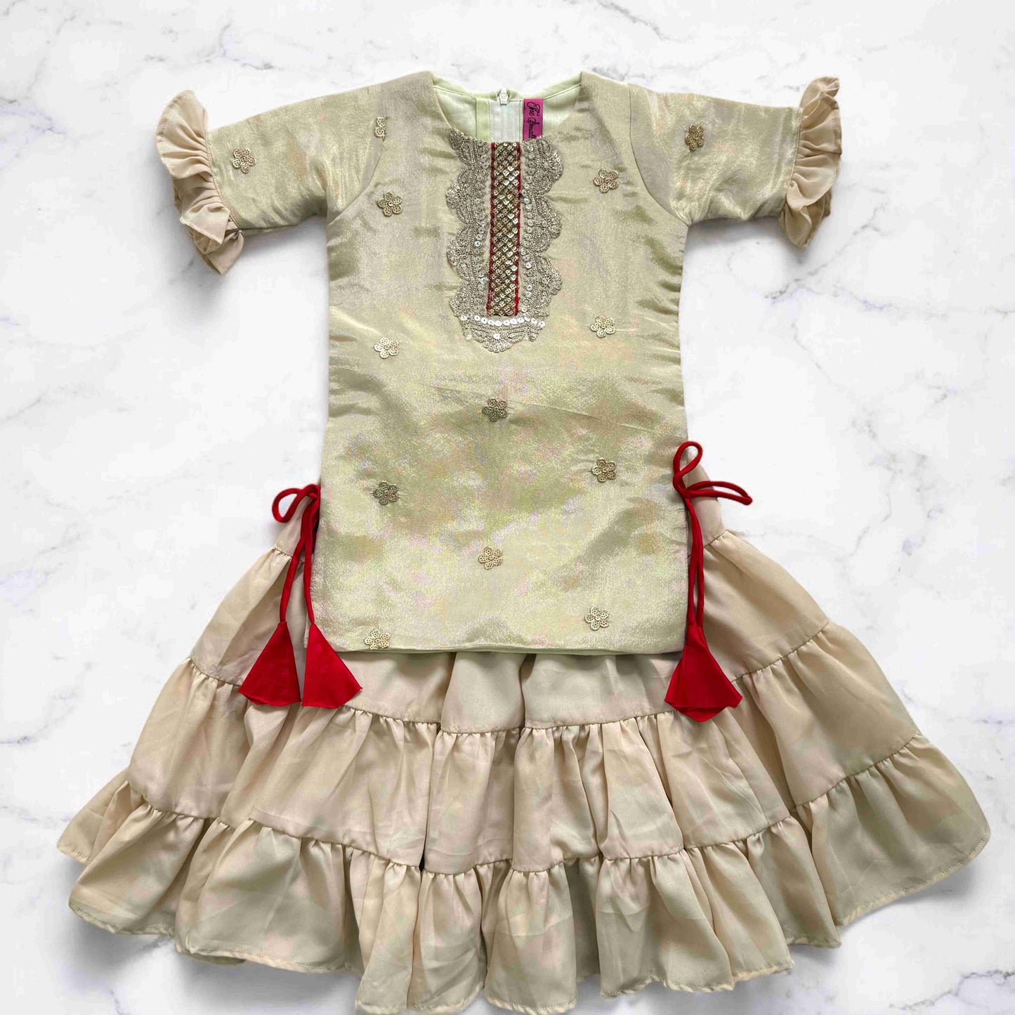 Organza Plazzo Set