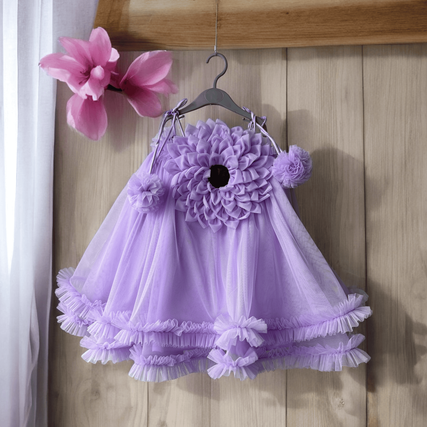 Lavender flower Dress