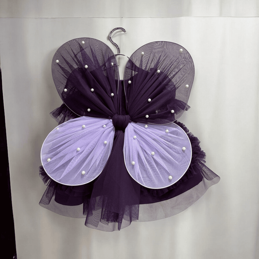 Purple wing dress