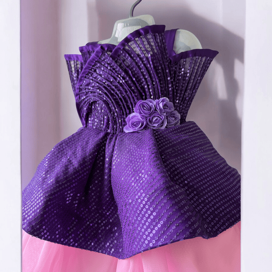 Purple structure Dress