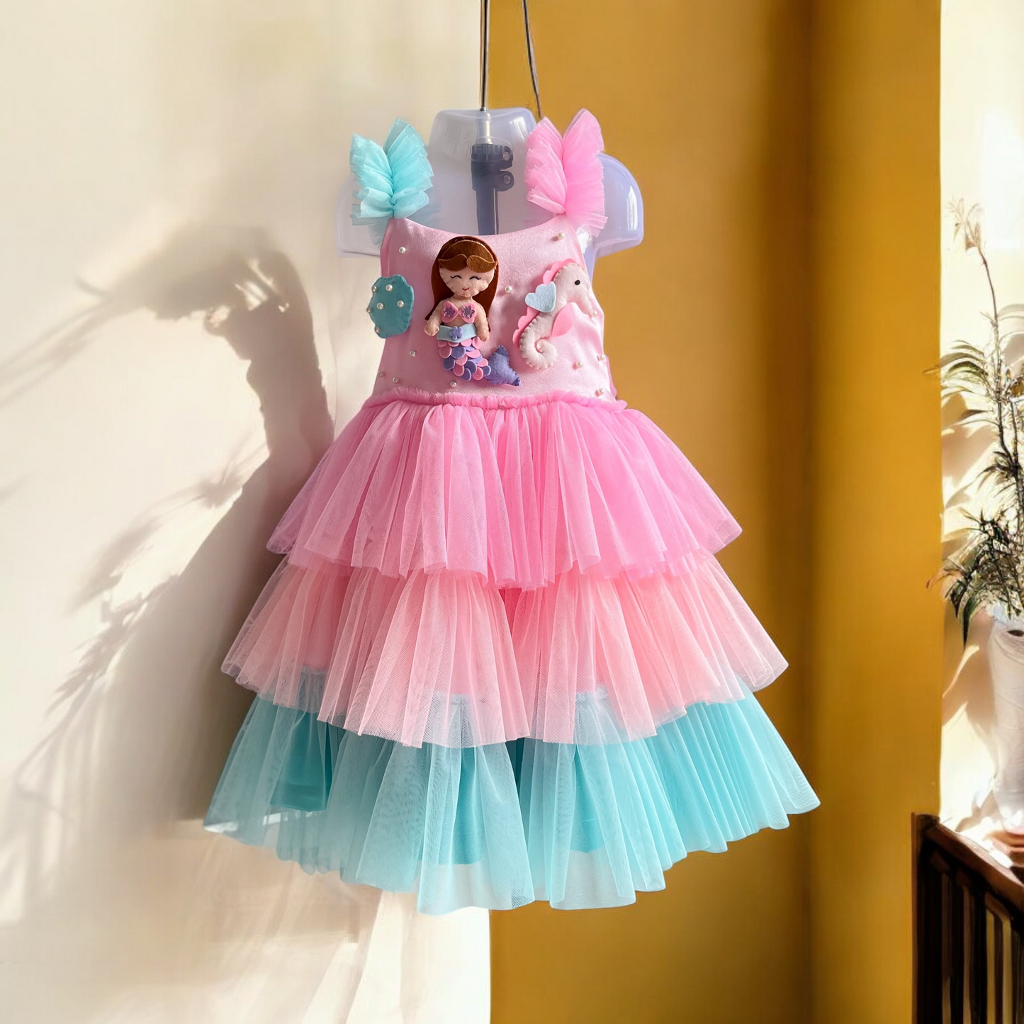 Mermaid Dress In Pastel Color