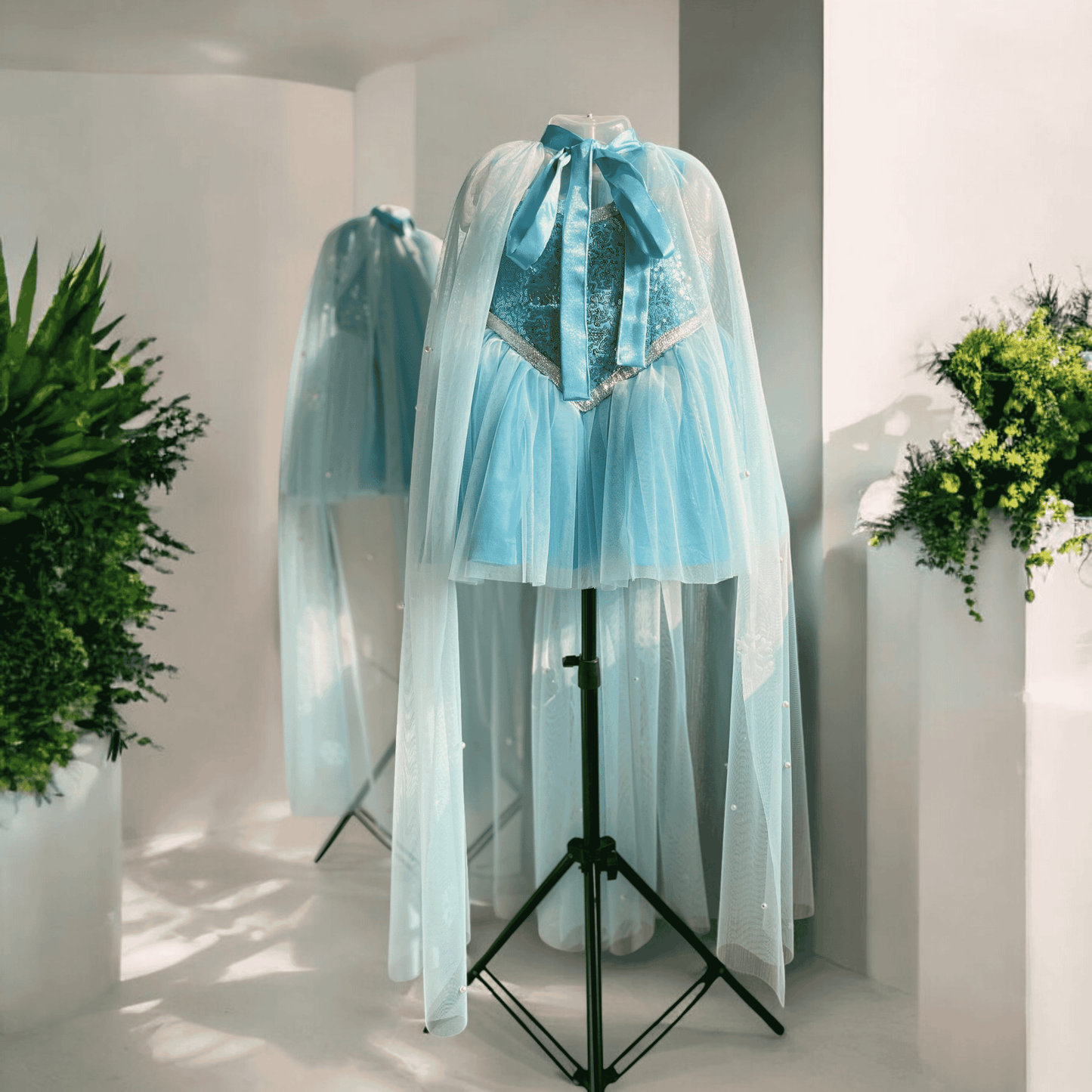 Princess Frozen Cape Dress