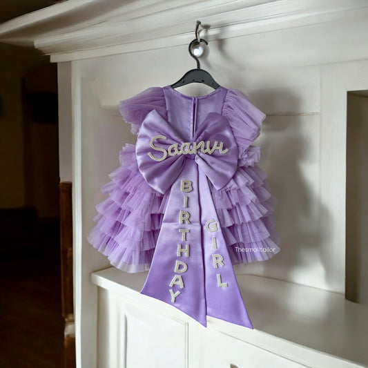 Butterfly Lavender Theme Dress