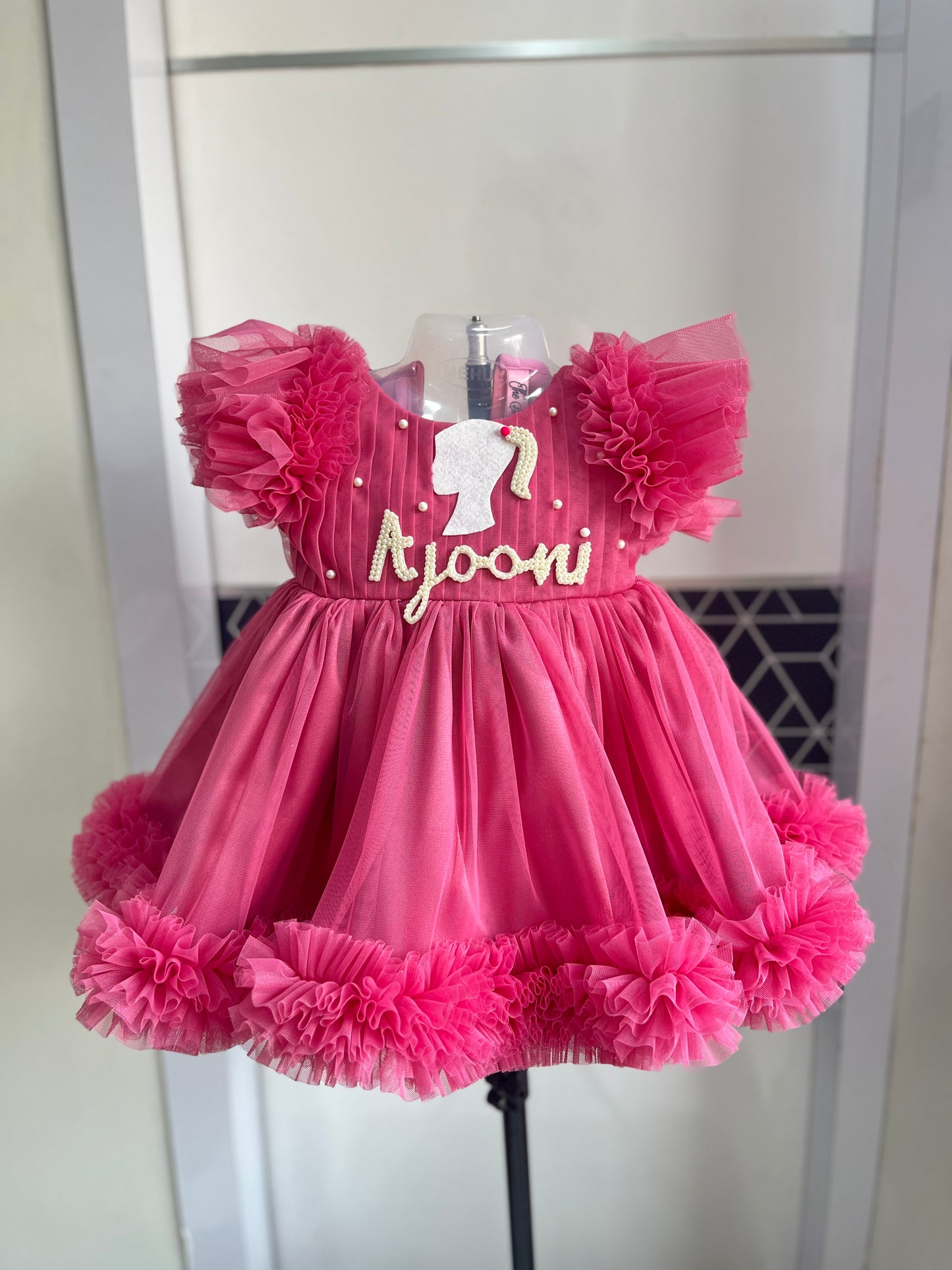 ROSY PINK BARBIE DRESS