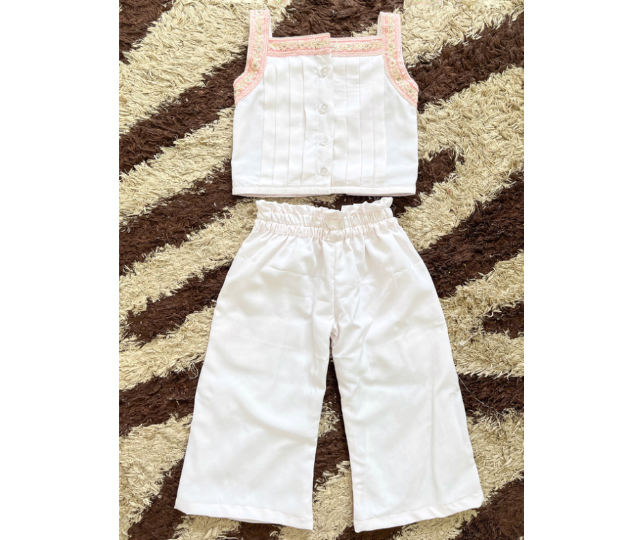White Co-ord Set "