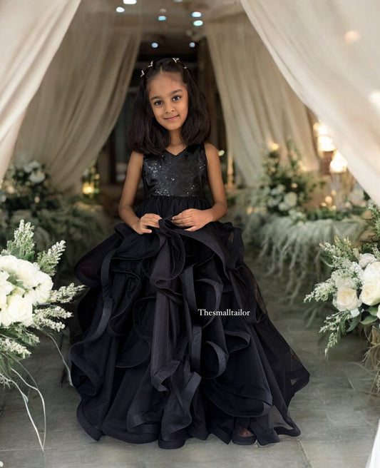 Black Sequince Gown