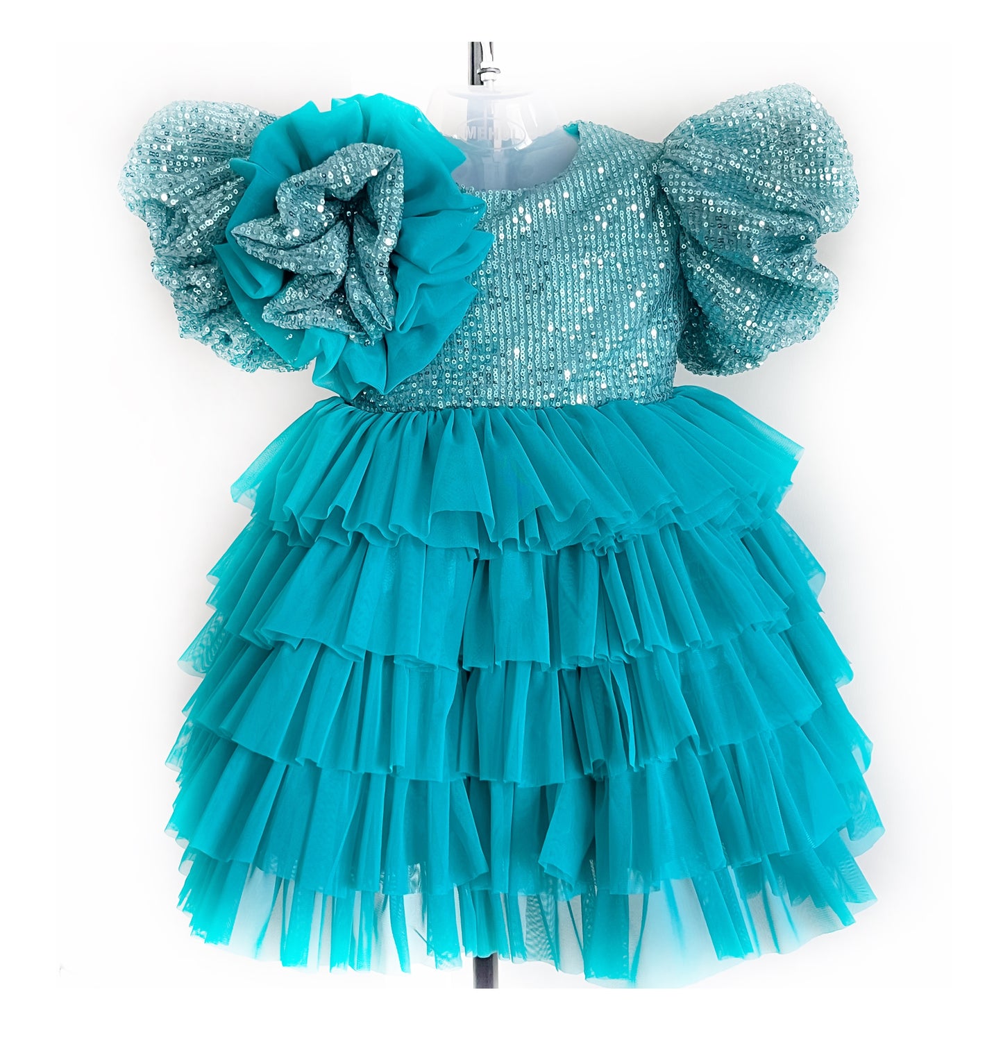 Tropical Splash Sequence Dress