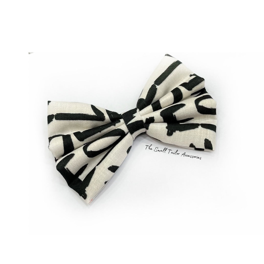 Love Printed Bow