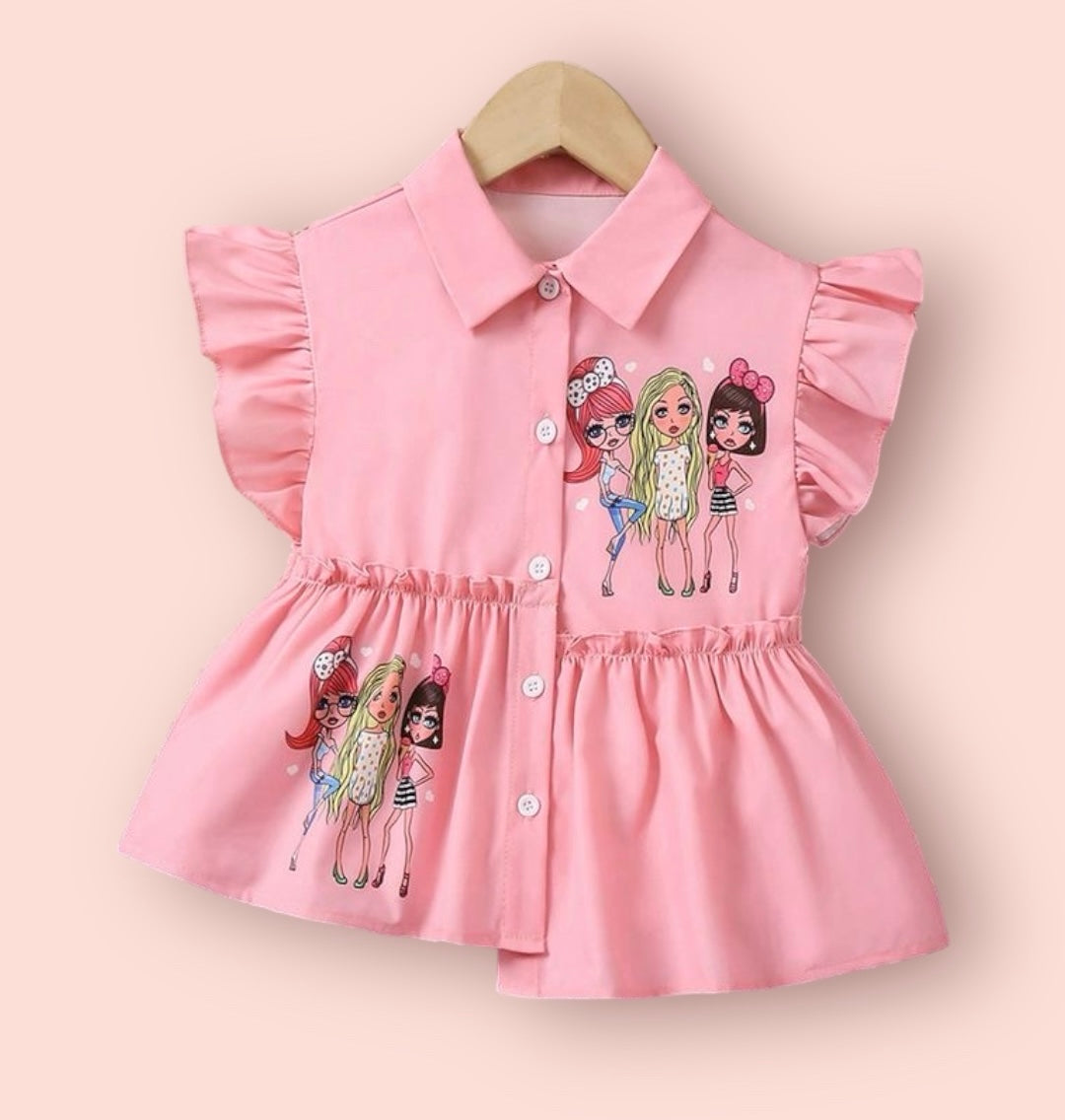 Peach Girl Print