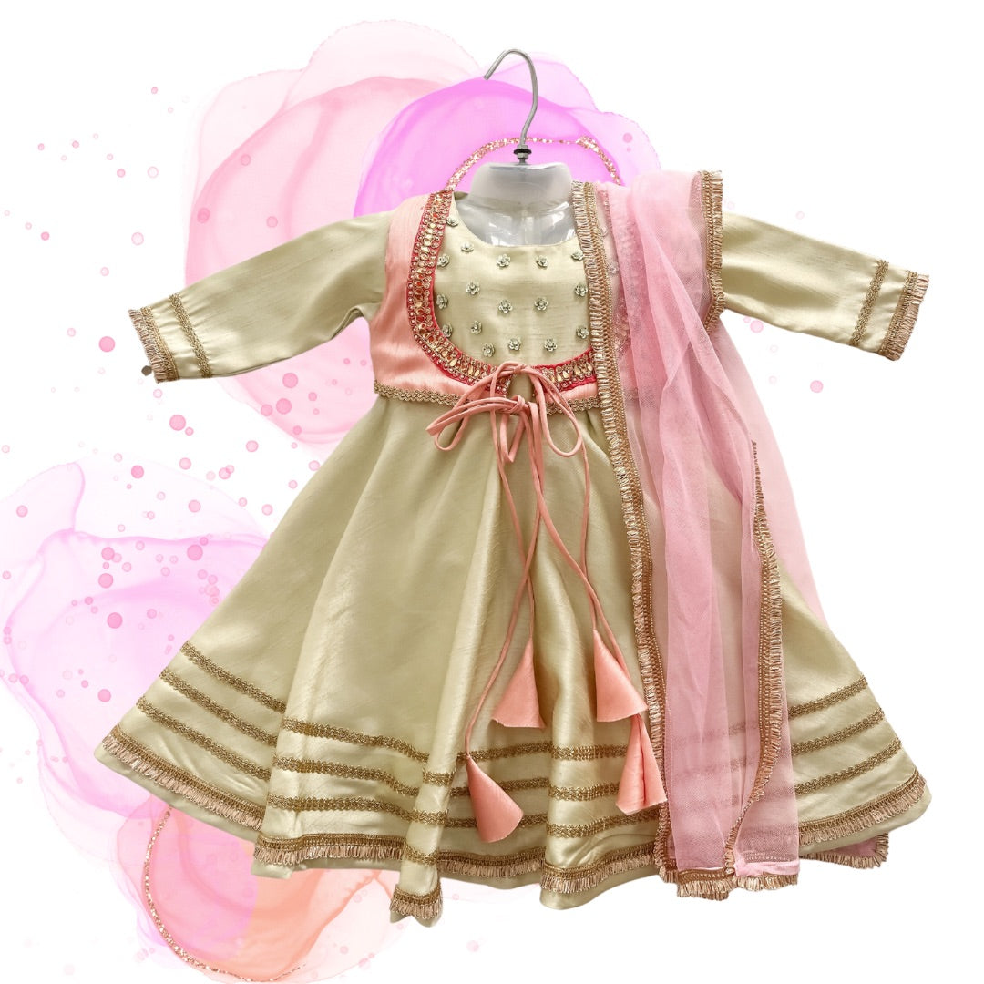 Ethnic Gown With Jacket Anarkali Style
