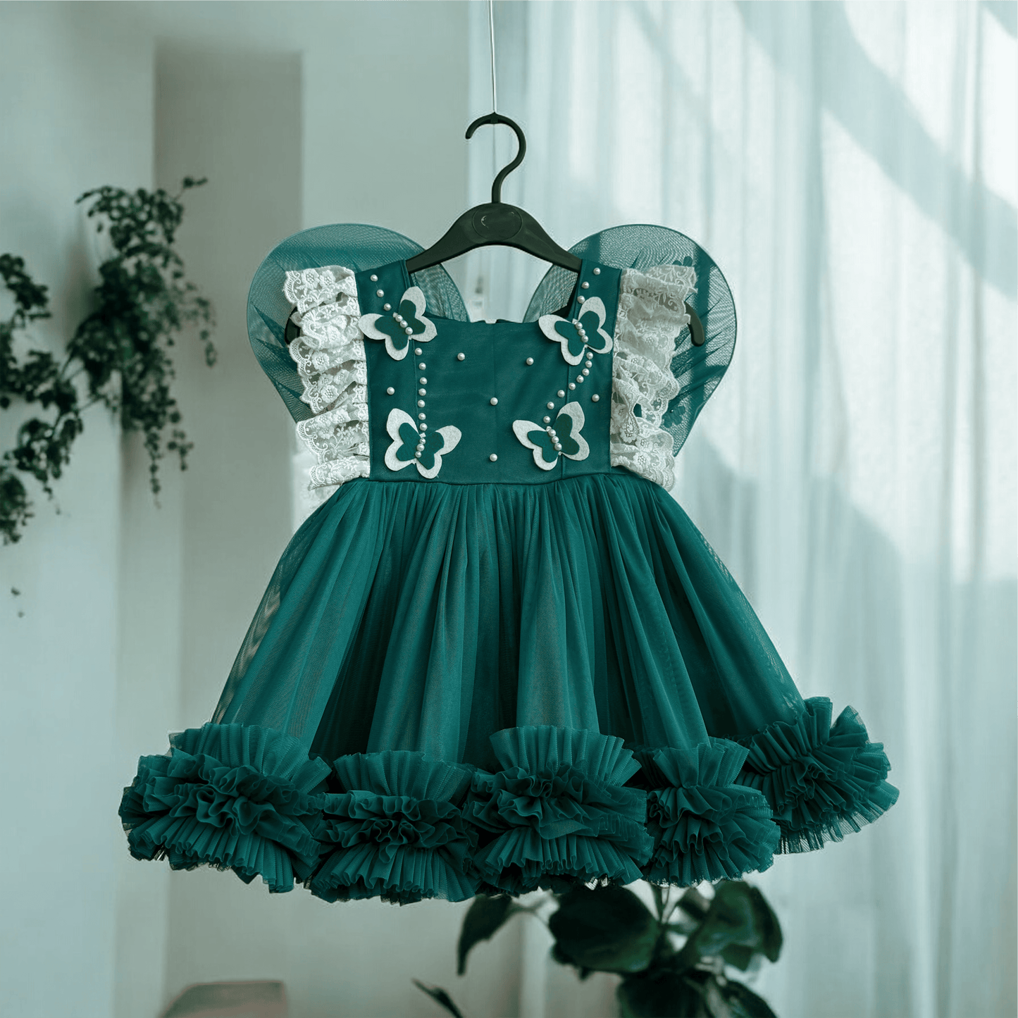 Green Butterfly Dress