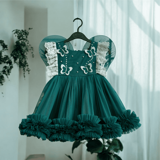 Green Butterfly Dress