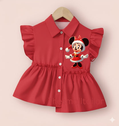 Red Christmas Top