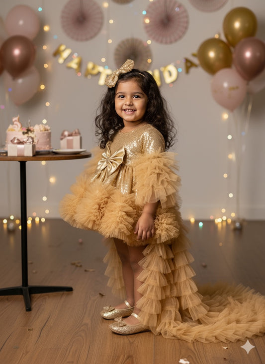 Sequence Dress Golden