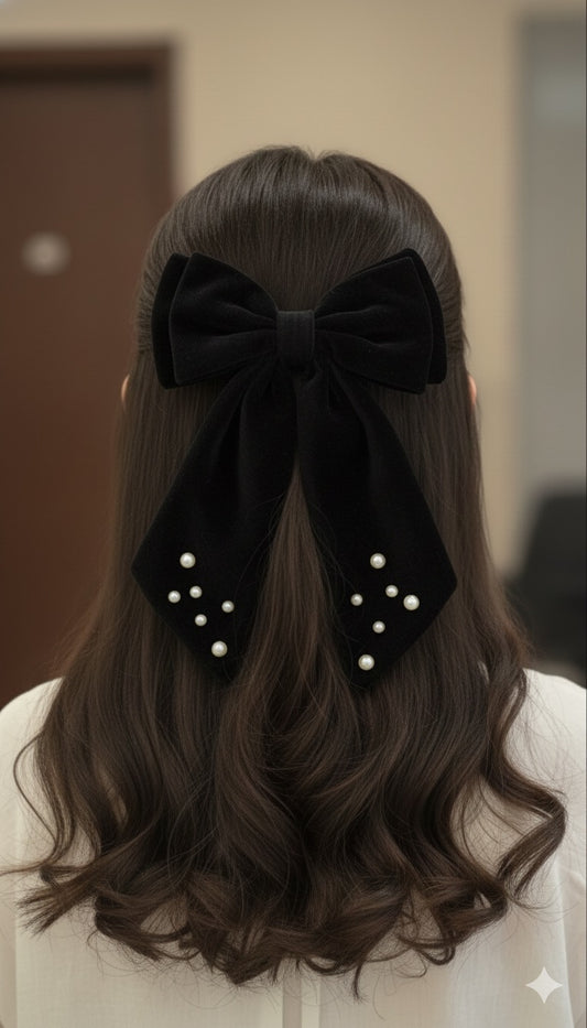 Black Velvet Bow