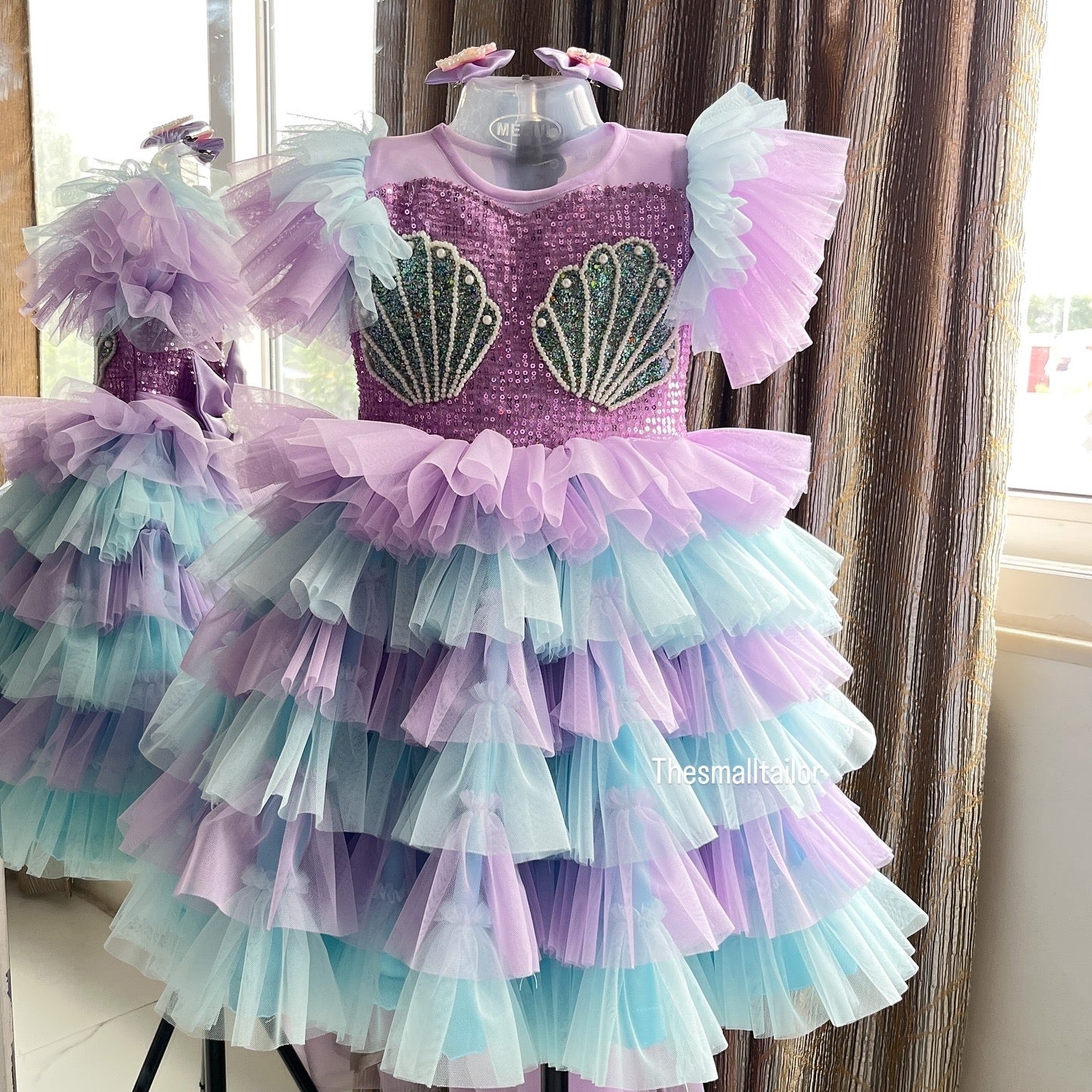 Mermaid sequence dress