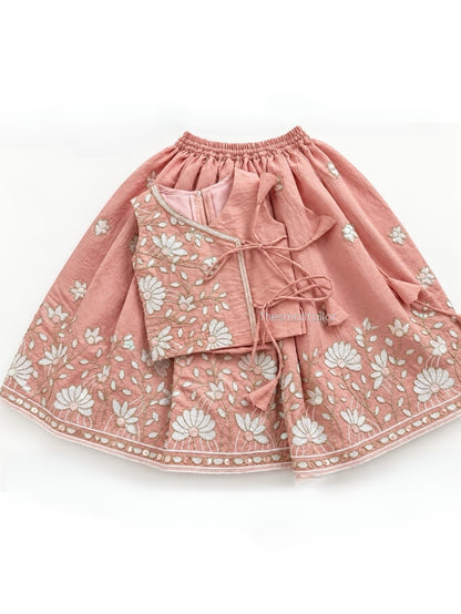 Peach Blossom Lehenga