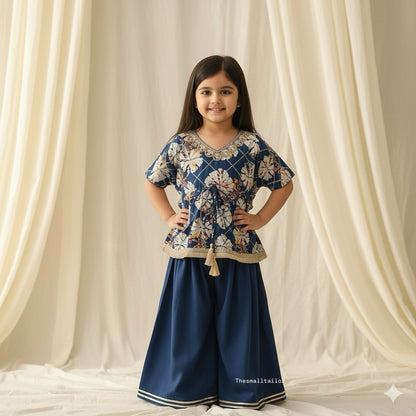 Blue Kaftan Set