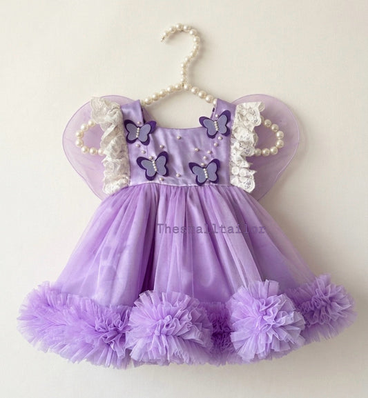 Lavender Butterfly Dress