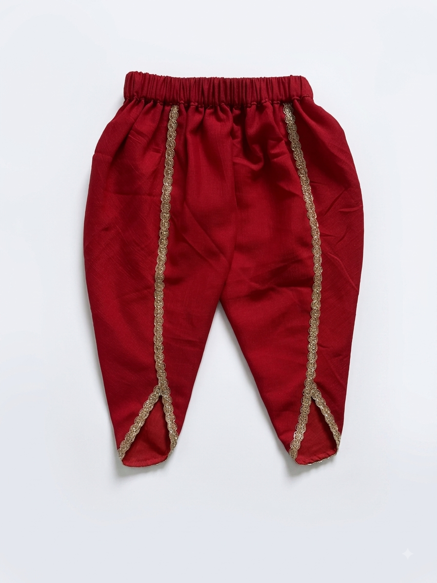 Red Achkan Set