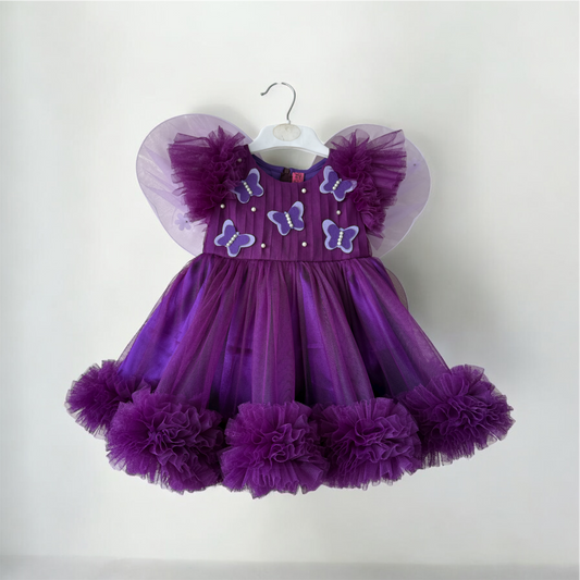Purple Butterfly Dress