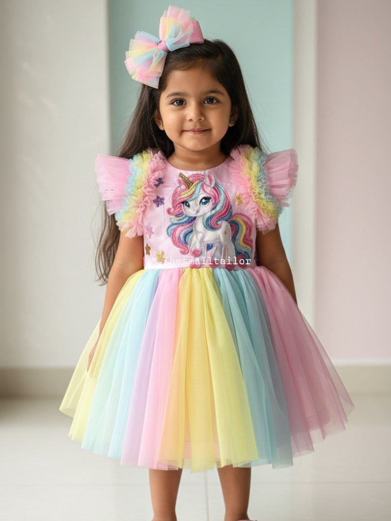 Unicorn in multicolor