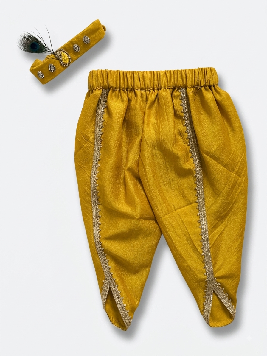 Yellow Achkan Set