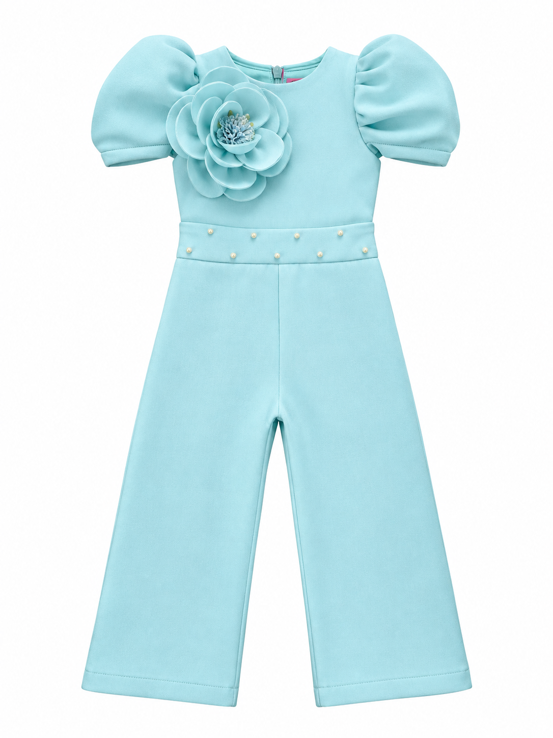 Aqua flower Jumpsuit