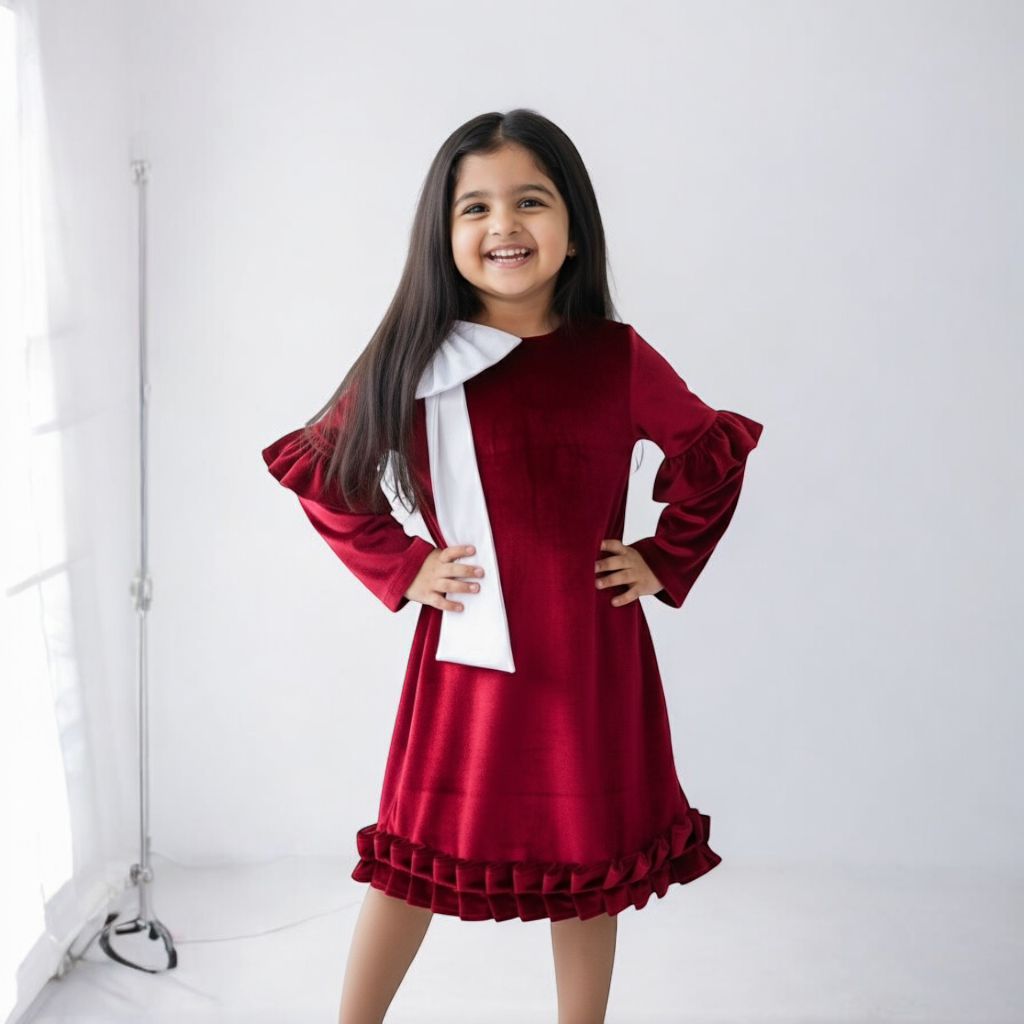 Red Velvet Dress