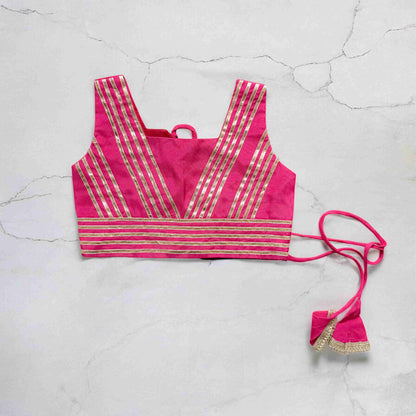 Pink Mirror Tie Dye Lehenga