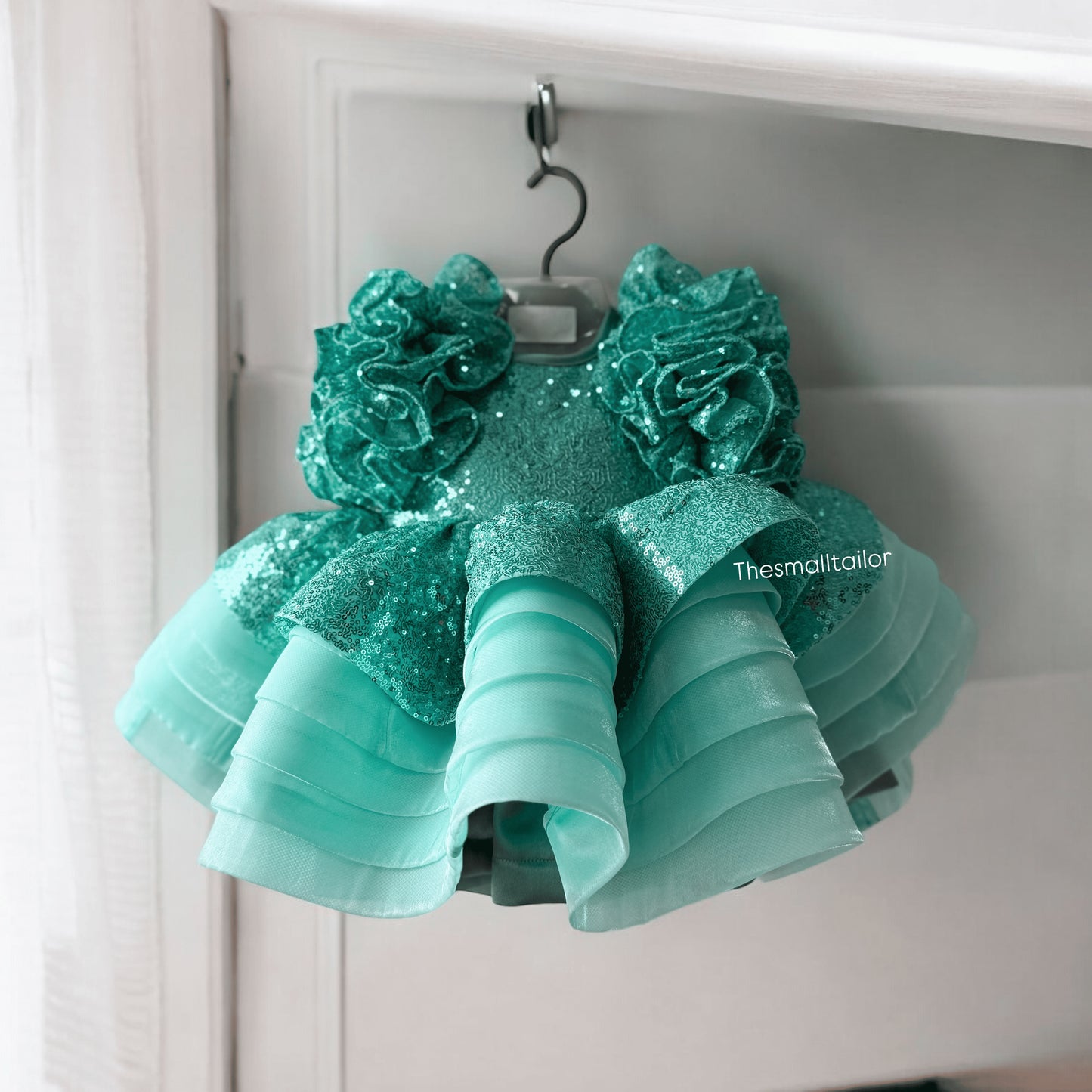 Mint Green sequence Dress