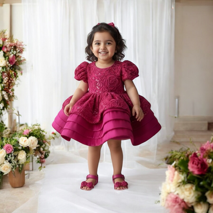 Pink Rose Dress