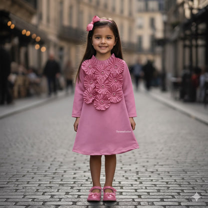 Pink 3D dress