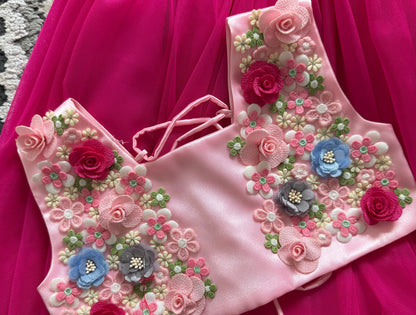 Pink Blossom Lehenga