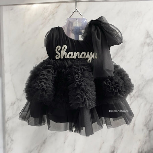 Black Name dress