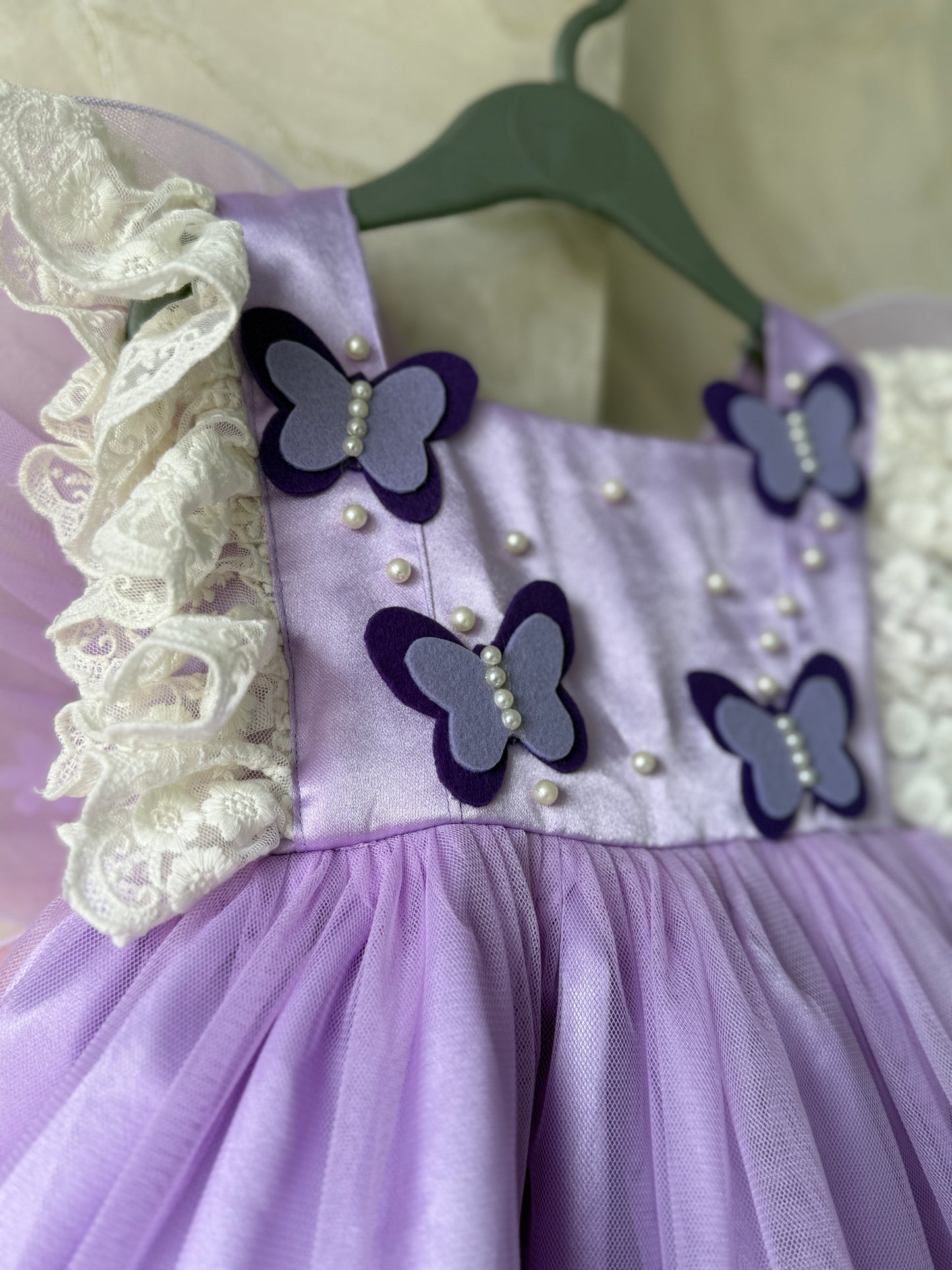 Lavender Butterfly Dress