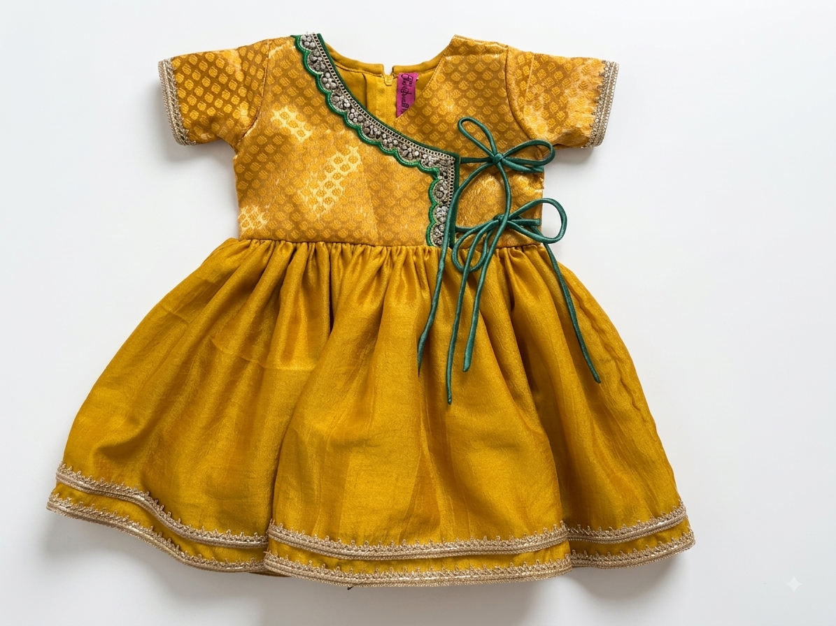 Yellow Achkan Set