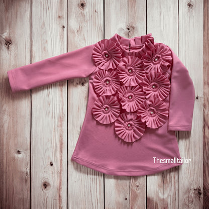 Pink 3D dress