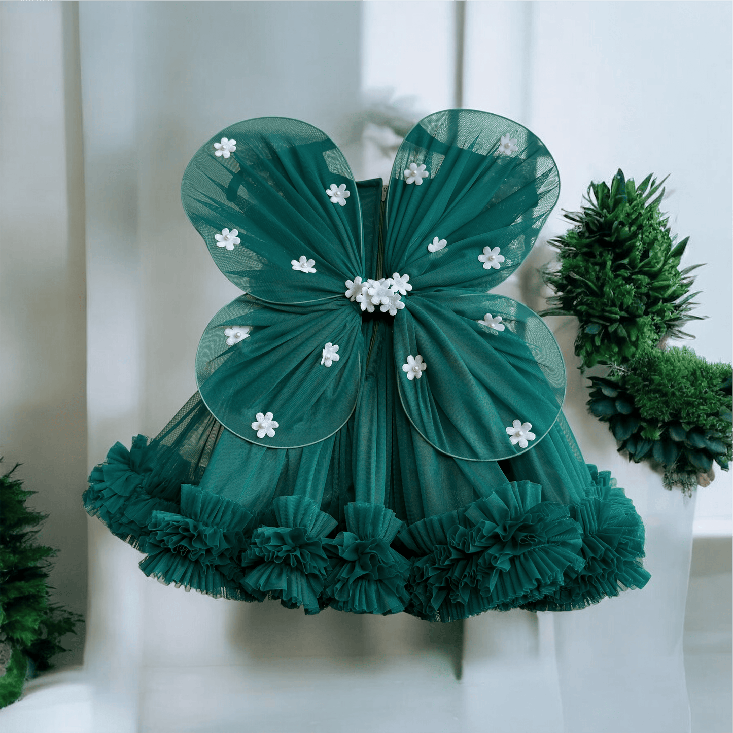 Green Butterfly Dress