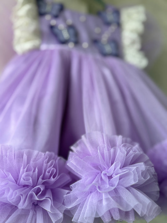 Lavender Butterfly Dress