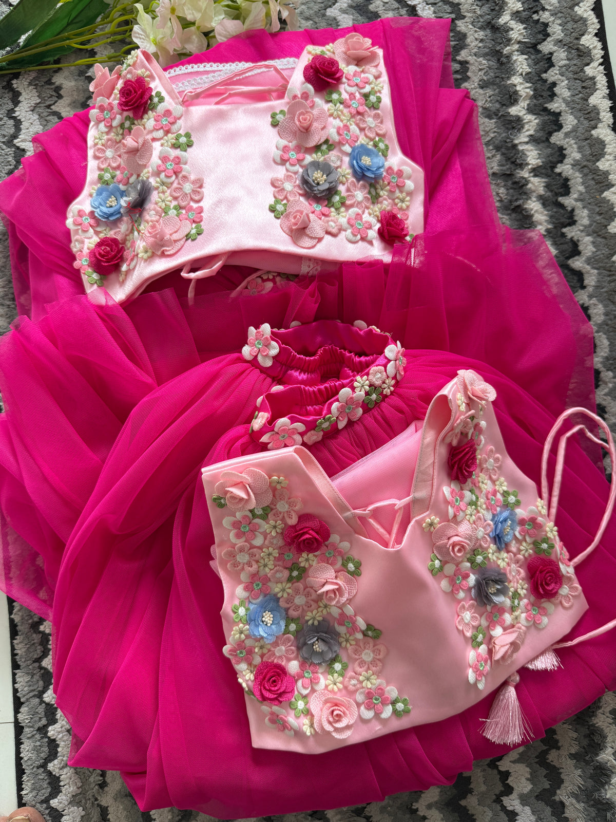 Pink Blossom Lehenga