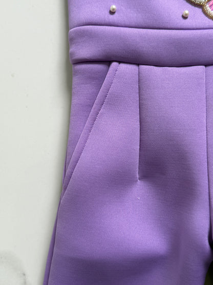 Butterfly Lavender Jumpsuit