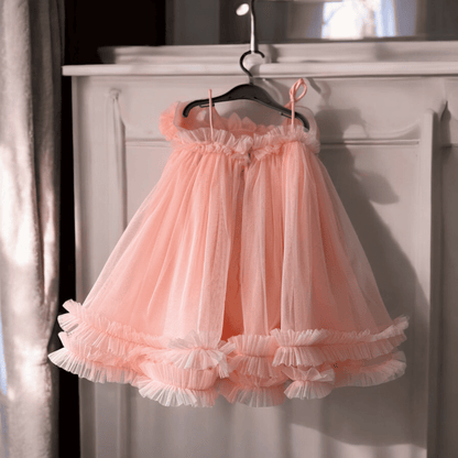 Peach flower Dress