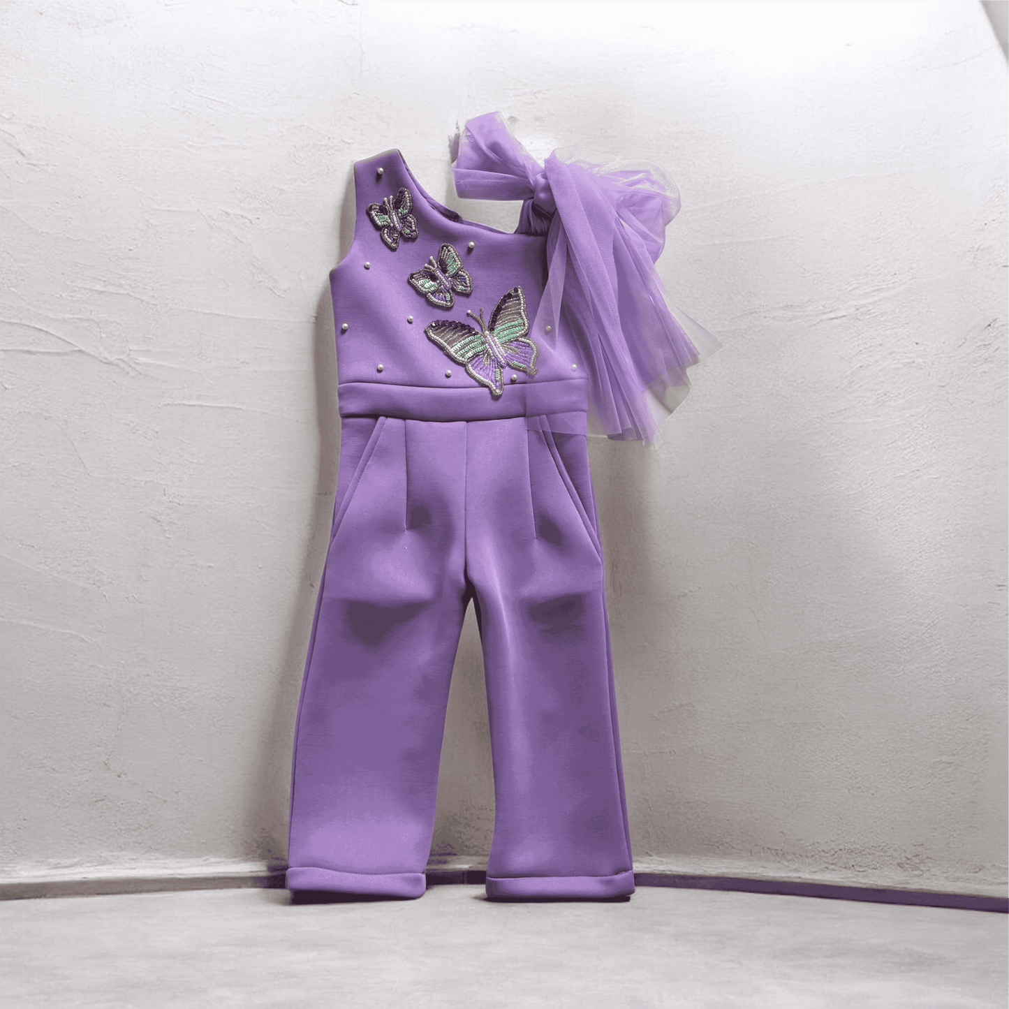 Butterfly Lavender Jumpsuit