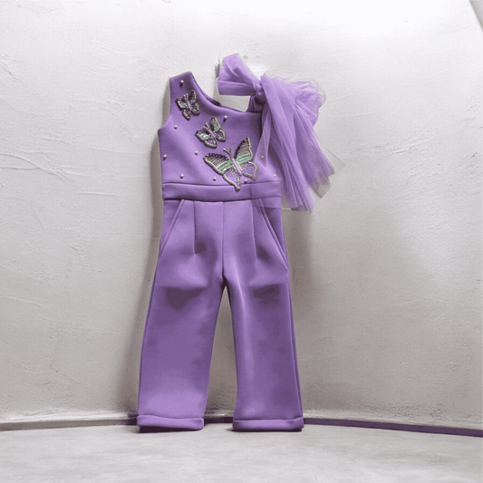 Butterfly Lavender Jumpsuit
